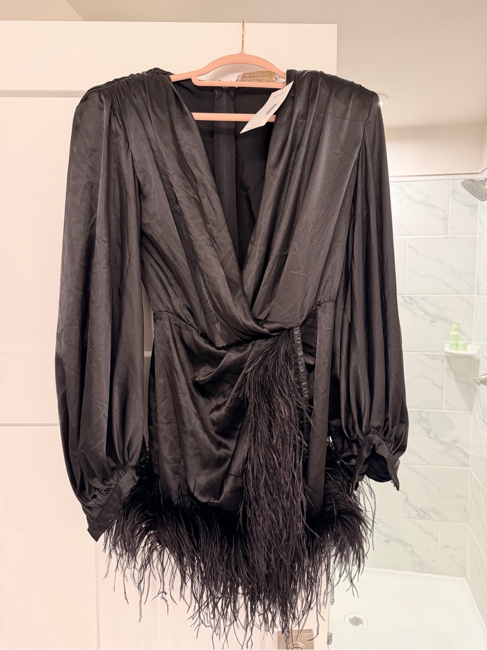 Bronx and Banco feather dress
